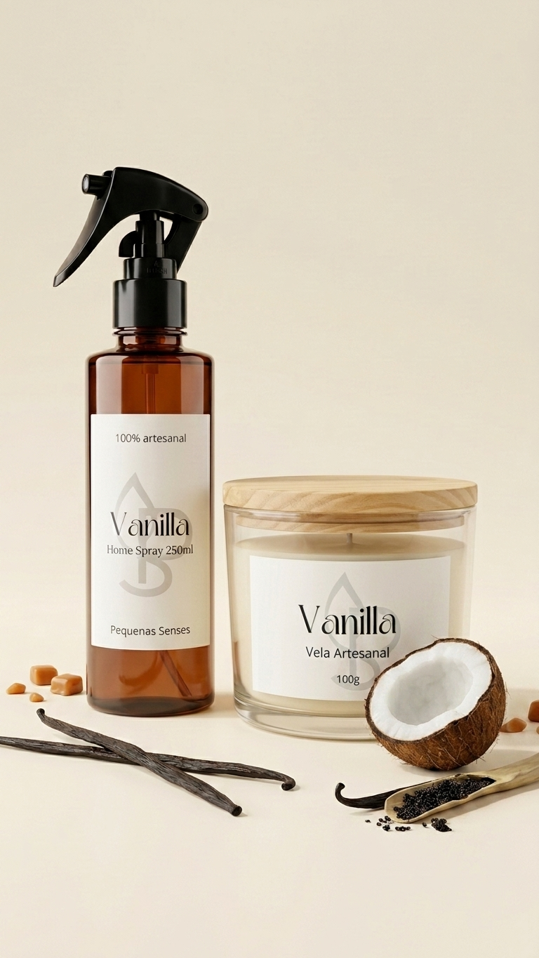 Combo Vanilla: Vela e Home Spray