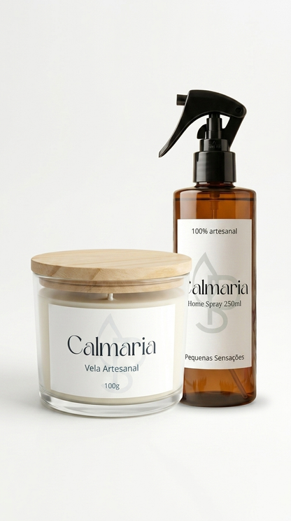 Combo Calmaria: Vela e Home Spray