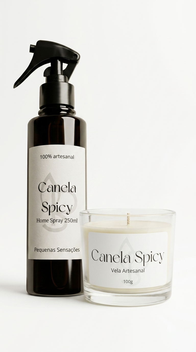 Combo Canela Spicy: Vela e Home Spray – foto 3