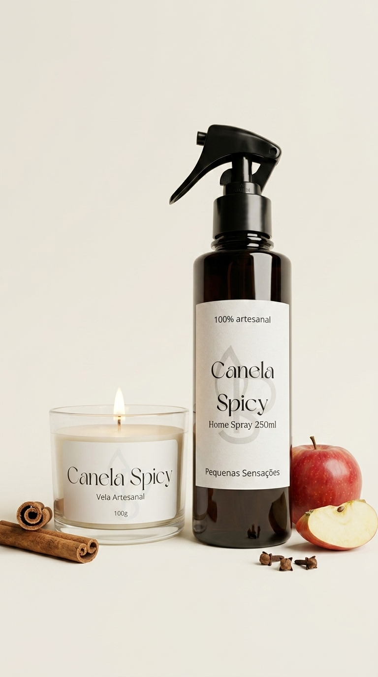 Combo Canela Spicy: Vela e Home Spray – foto 5