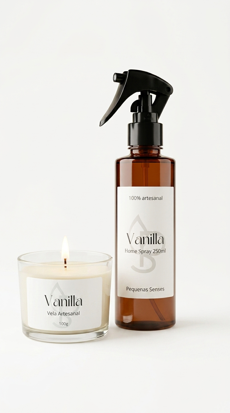 Combo Vanilla: Vela e Home Spray