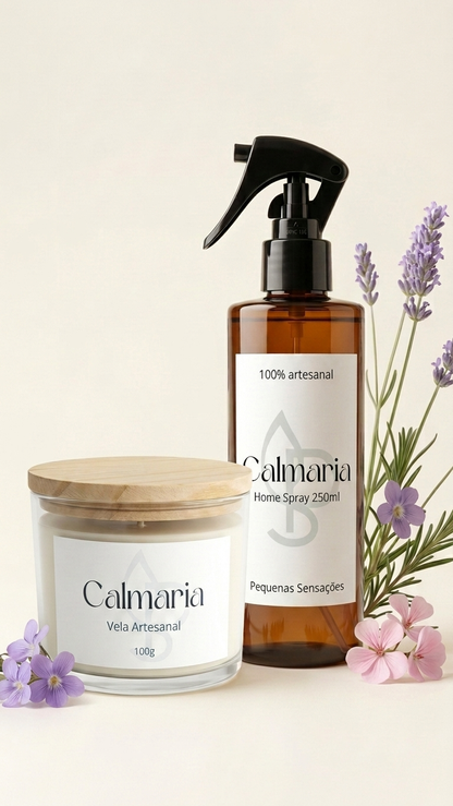 Combo Calmaria: Vela e Home Spray