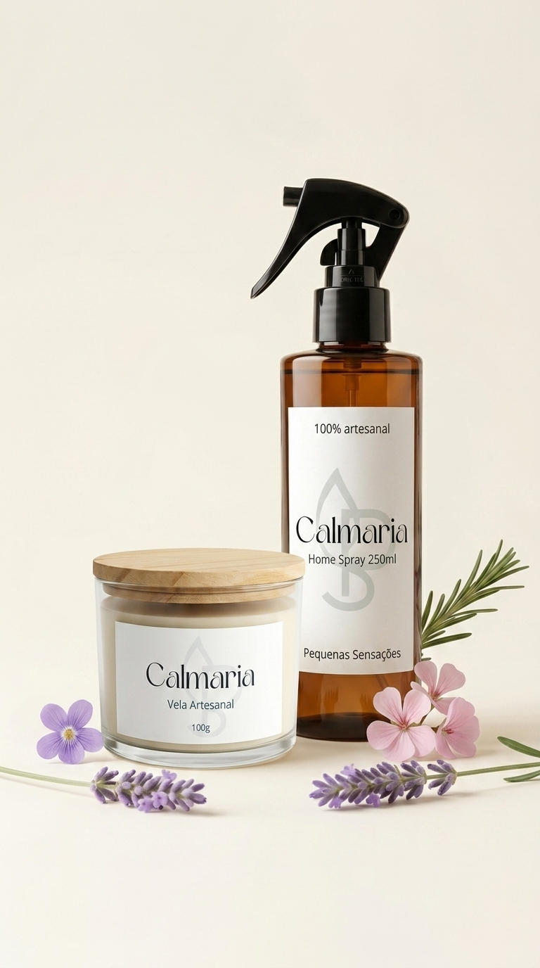 Combo Calmaria: Vela e Home Spray