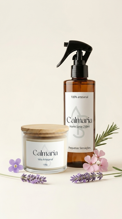 Combo Calmaria: Vela e Home Spray