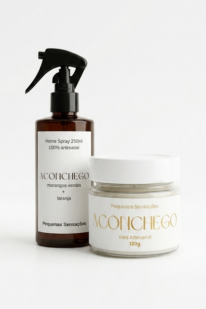 Combo Aconchego: Vela e Home Spray