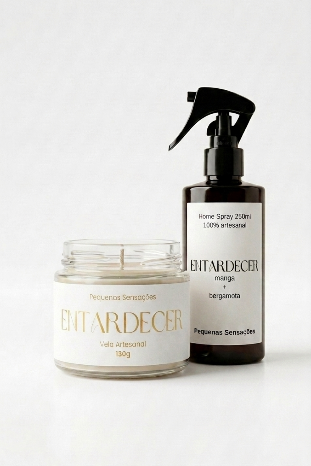 Combo Entardecer: Vela e Home Spray
