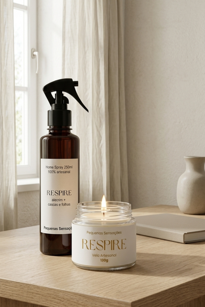 Combo Respire: Vela e Home Spray