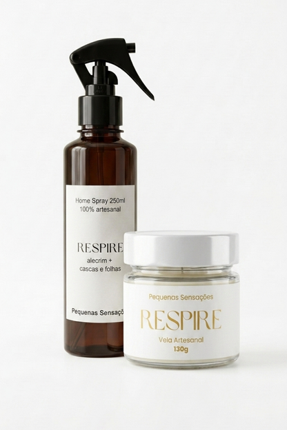 Combo Respire: Vela e Home Spray