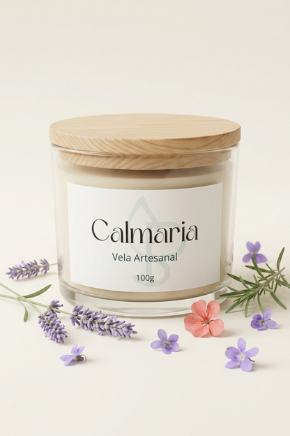 Vela aromática Calmaria - 100g – Pequenas Sensações